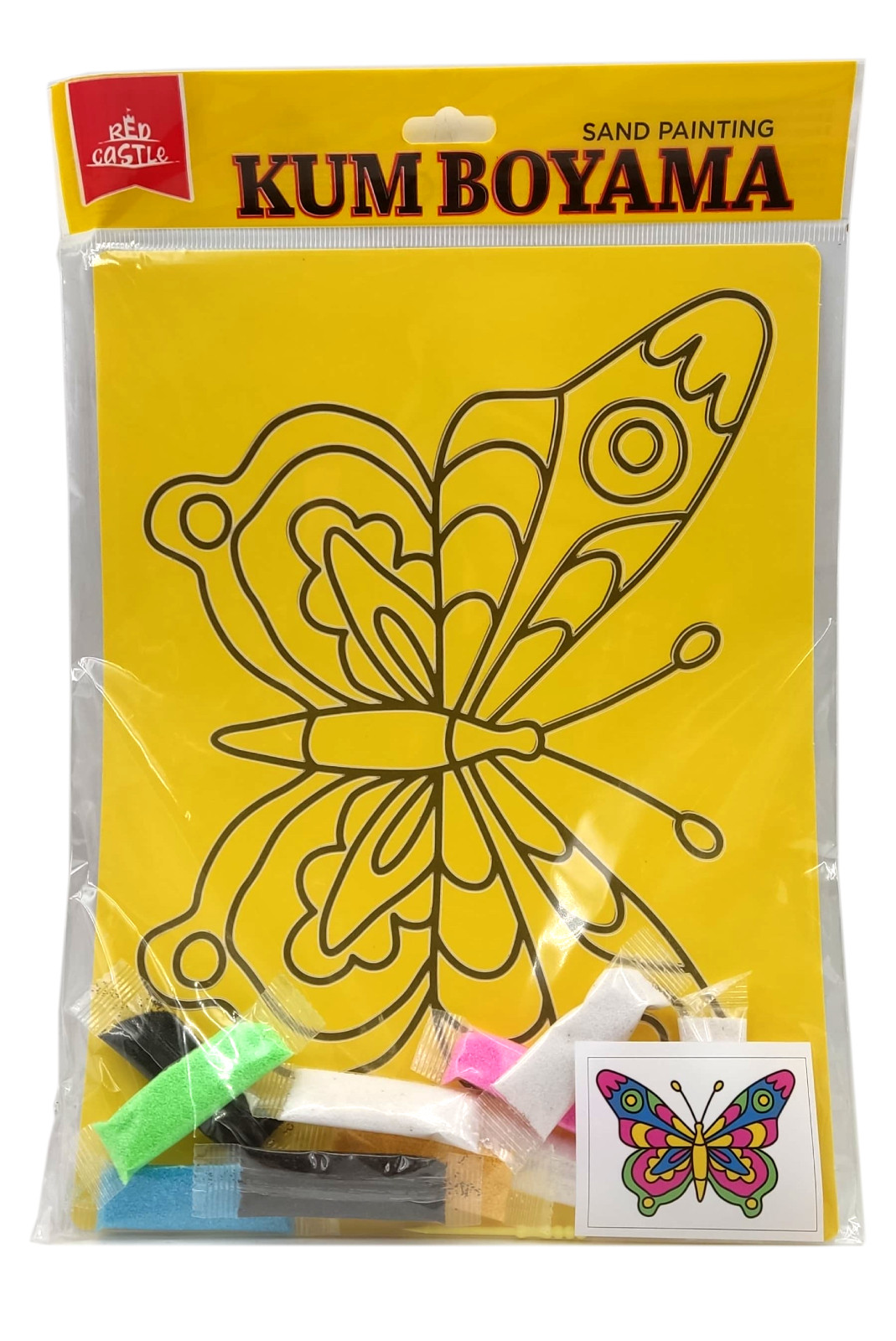 Red Castle kūrybinis smėlio rinkinys 275x205 mm Drugelis