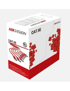 Kabelis ryÅ¡io Hikvision UTP 5E (Gysla-0.50mm, ritÄ 305m) DS-1LN5E-S
