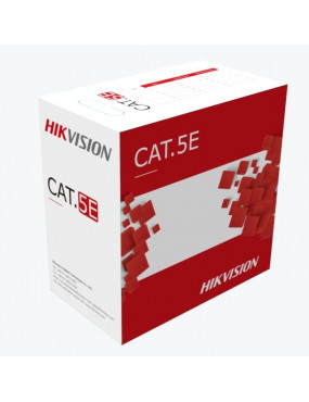 Kabelis ryÅ¡io Hik-vision UTP 5E DS-1LN5EO-UU/E  (Gysla-0.50mm, ritÄ 305m, lauko, juodas)