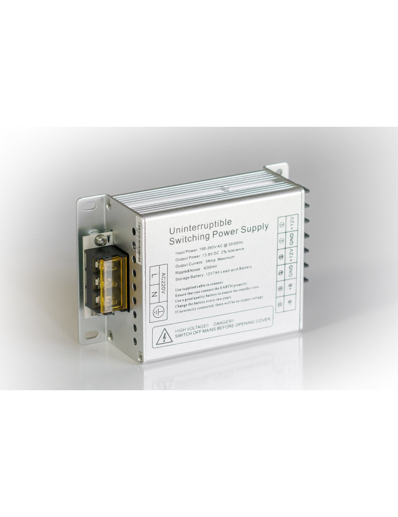 Maitinimo blokas PowerBubble PBHD1203-02B (3A/12V, su akum. krovimu)