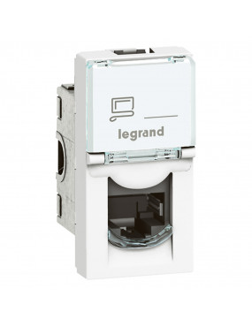 RJ45 lizdas Mosaic FTP 6 Legrand 076562 (white)
