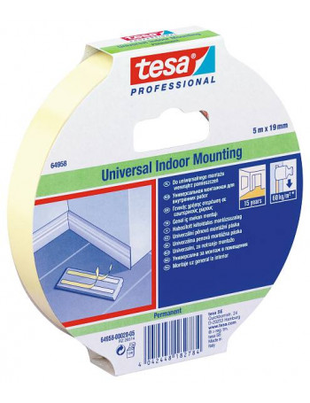 Lipni dvipusÄ juosta vidaus darbams TESA 1.5m x 19mm 66958-00006-00