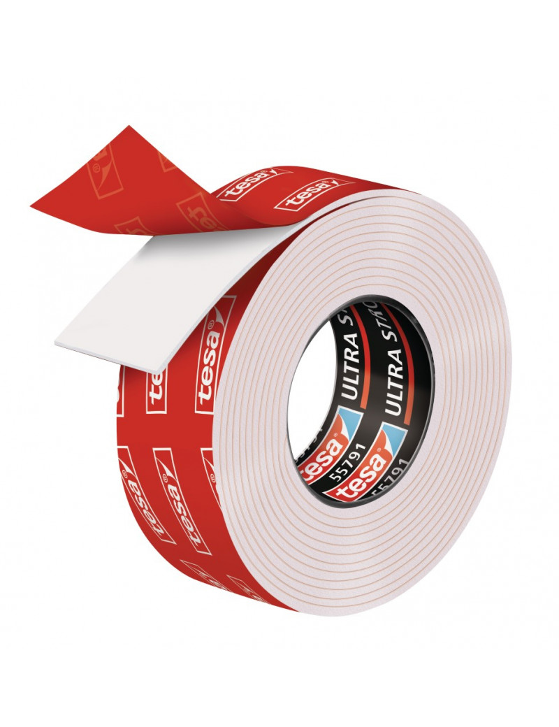 Lipni dvipusÄ juosta lauko/vidaus darbams TESA ULTRA STRONG 5 m x 19mm 55792-00003-01