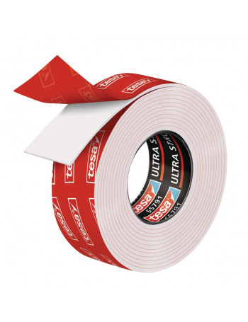 Lipni dvipusÄ juosta lauko/vidaus darbams TESA ULTRA STRONG 5 m x 19mm 55792-00003-01