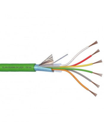ELAN behalogenis, ekranuotas apsauginis kabelis 6x0.22 (Å¾alias)