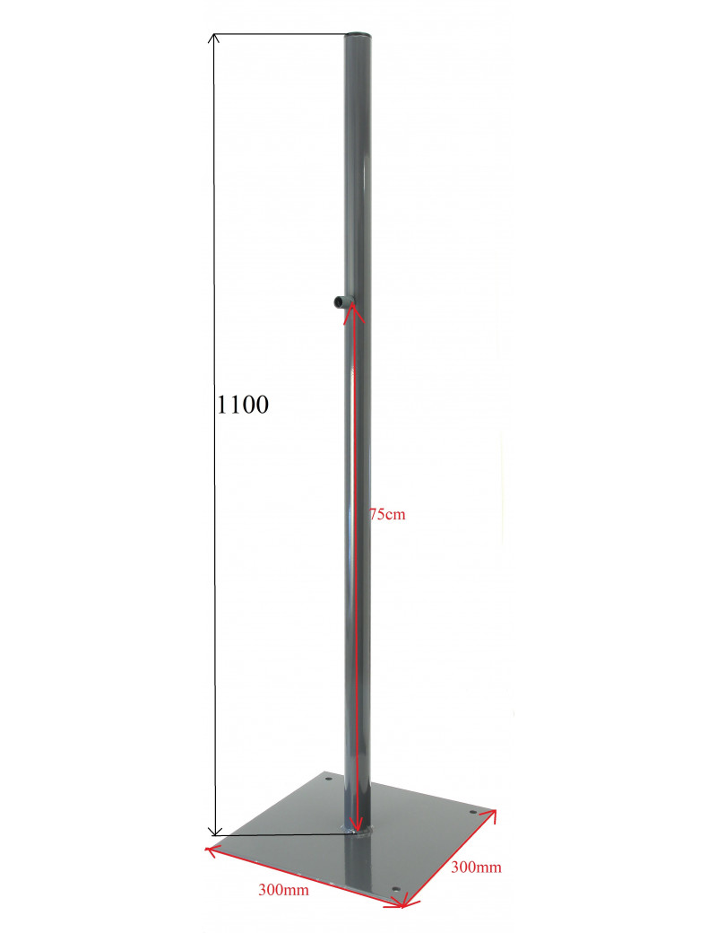 Metalinis stulpelis Forteza barjerams