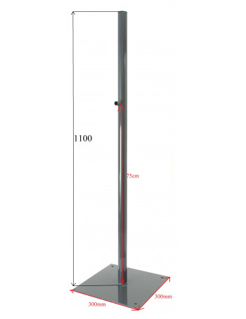 Metalinis stulpelis Forteza barjerams