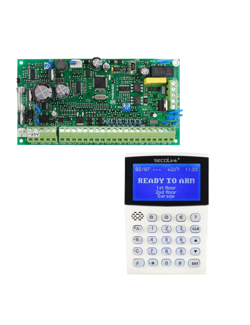 CentralÄs ir klaviatÅ«ros komplektas SECOLINK PAS832+KM24A