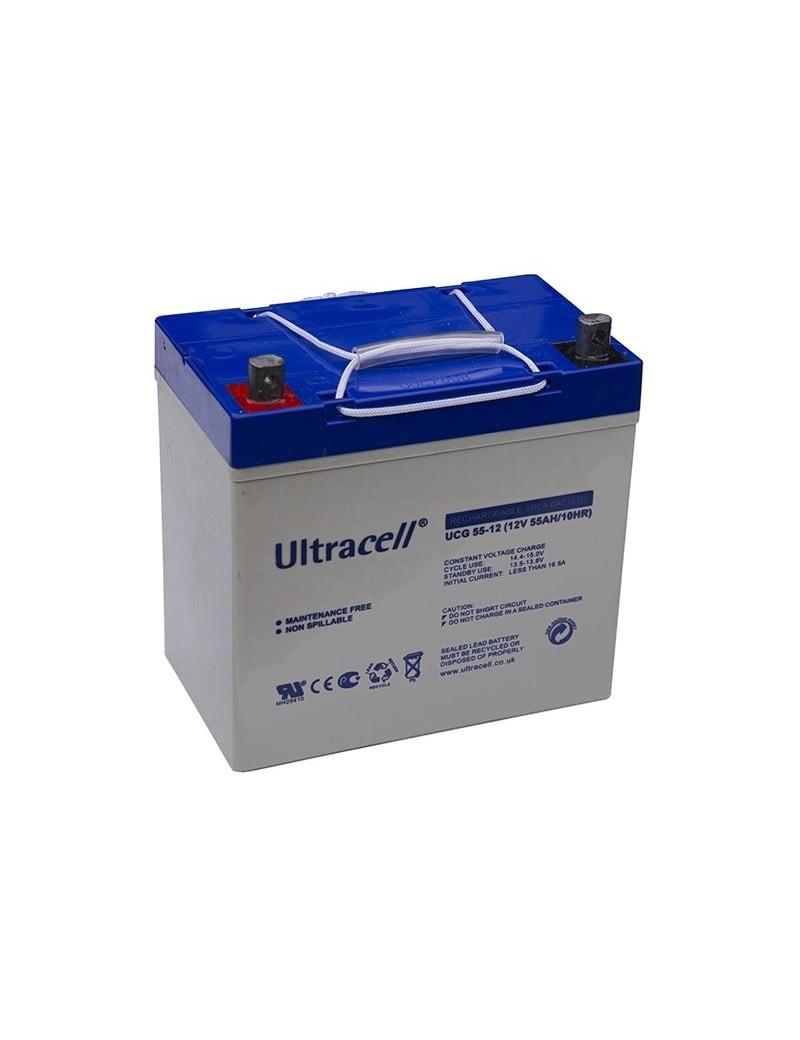 Akumuliatorius Ultracell UCG55-12 (55Ah, 12V)