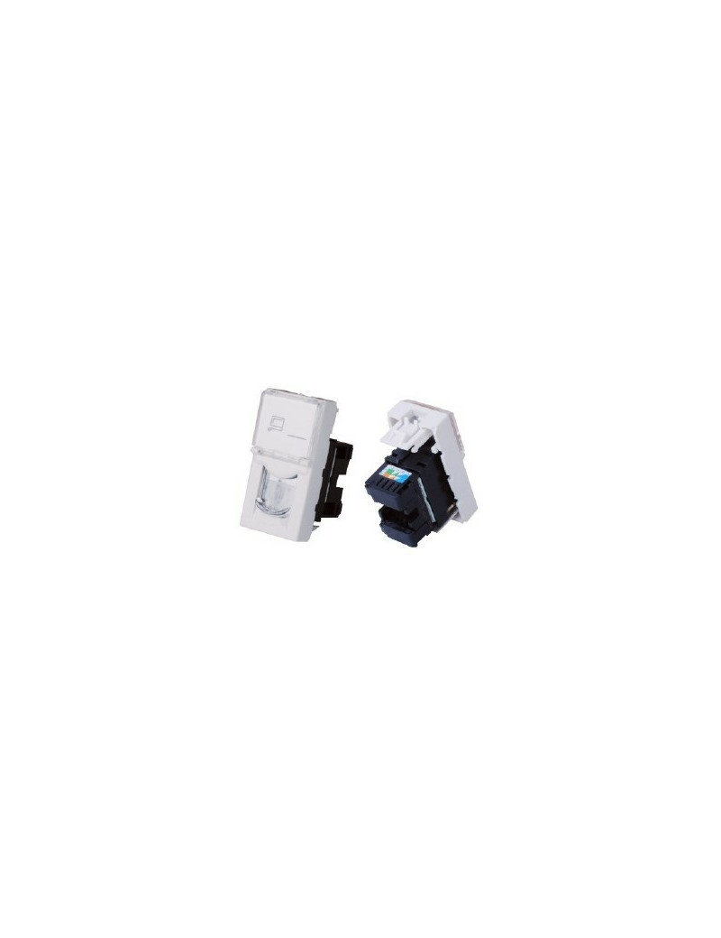 Lizdas RJ45 UTP keystone tipo montuojamas Ä¯ apdaila Cat 6e 45x22,5mm