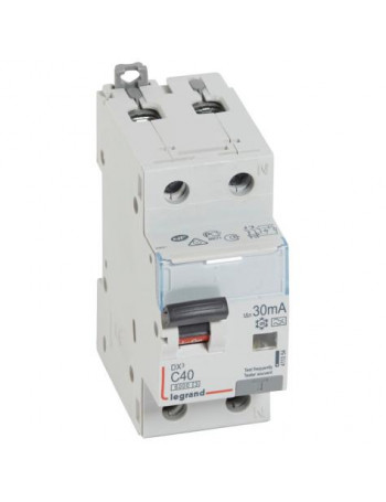 SrovÄs nuotekio relÄ su automatiniu jungikliu Legrand 411054 (C, 40A, 2P, 30mA, 230V)