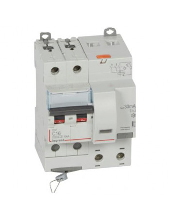 SrovÄs nuotekio relÄ su automatiniu jungikliu Legrand 411058 (C, 16A, 4P, 30mA, 230V)