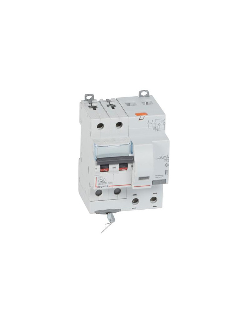 SrovÄs nuotekio relÄ su automatiniu jungikliu Legrand 411159 (C, 20A, 4P, 30mA, 230V)