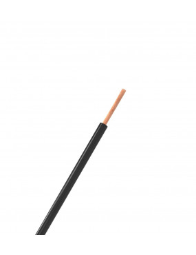 Elpar H07V-U (YDY) 1x10 mm2 vienagyslis laidas (monolitinis, juodas, 1 m)