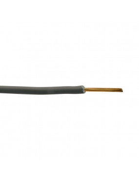 Lietkabelis H07V-U (YDY) 1x1.5 mm2 vienagyslis laidas (monolitinis, juodas, 1 m)