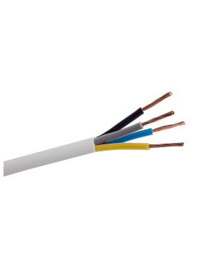 Lietkabelis OMY maitinimo kabelis 4x0.5 mm2 (100m)