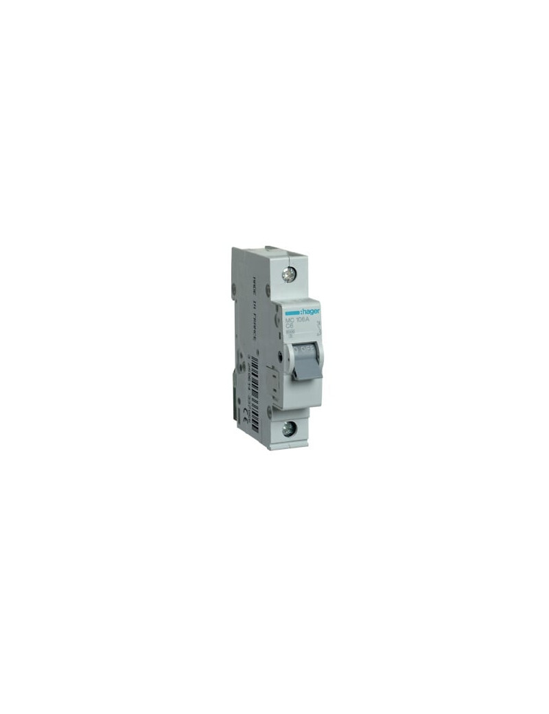 Automatinis jungiklis Hager MC102 (2A, 1P, 230V, 6kA)