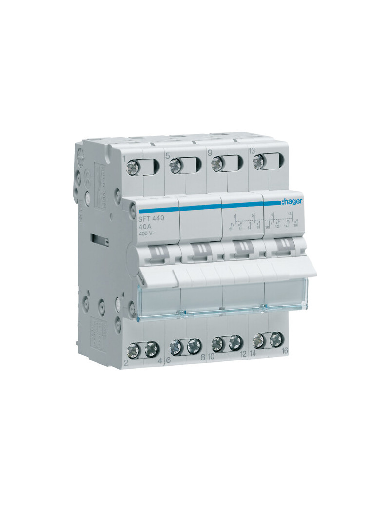 Modulinis perjungÄjas Hager SFT440 (4P, 40A, 4 mod)
