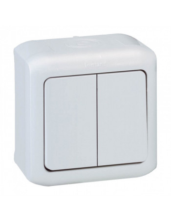 2 klaviÅ¡Å³ virÅ¡tinkinis jungiklis Forix Legrand 782380 (pilkas)