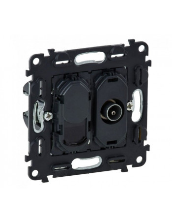 TV lizdo + kompiuterio lizdo RJ45 mechanizmas Valena life Legrand 753055