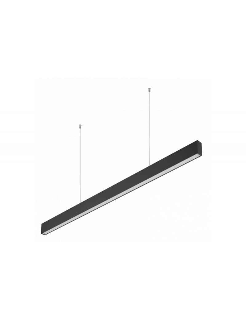 LIVIA LED Å¡viestuvas GTV LD-LIV40WNB-10 (juodas, 40W, 3600lm, IP20, 4000K, 1.2m)