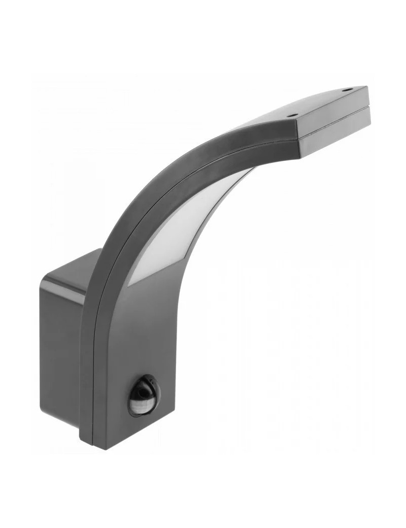 PARIS LED Å¡viestuvas su judesio davikliu (10w, 4000K, 900lm, IP54, juodas) GTV LD-PAR10W40-10