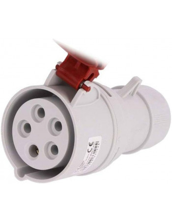 Pramoninis perneÅ¡amas kiÅ¡tukinis lizdas Pawbol B.1042 (32A, 5P, 400V, IP44)