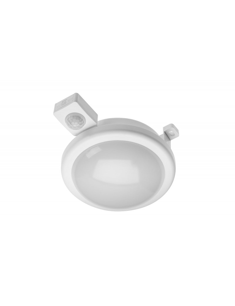 DELTA apvalus Å¡vietuvas su judesio davikliu GTV LD-DELOR6WC-NB (6W, 4000K, 400lm, IP54)