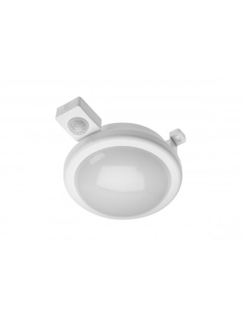 DELTA apvalus Å¡vietuvas su judesio davikliu GTV LD-DELOR6WC-NB (6W, 4000K, 400lm, IP54)