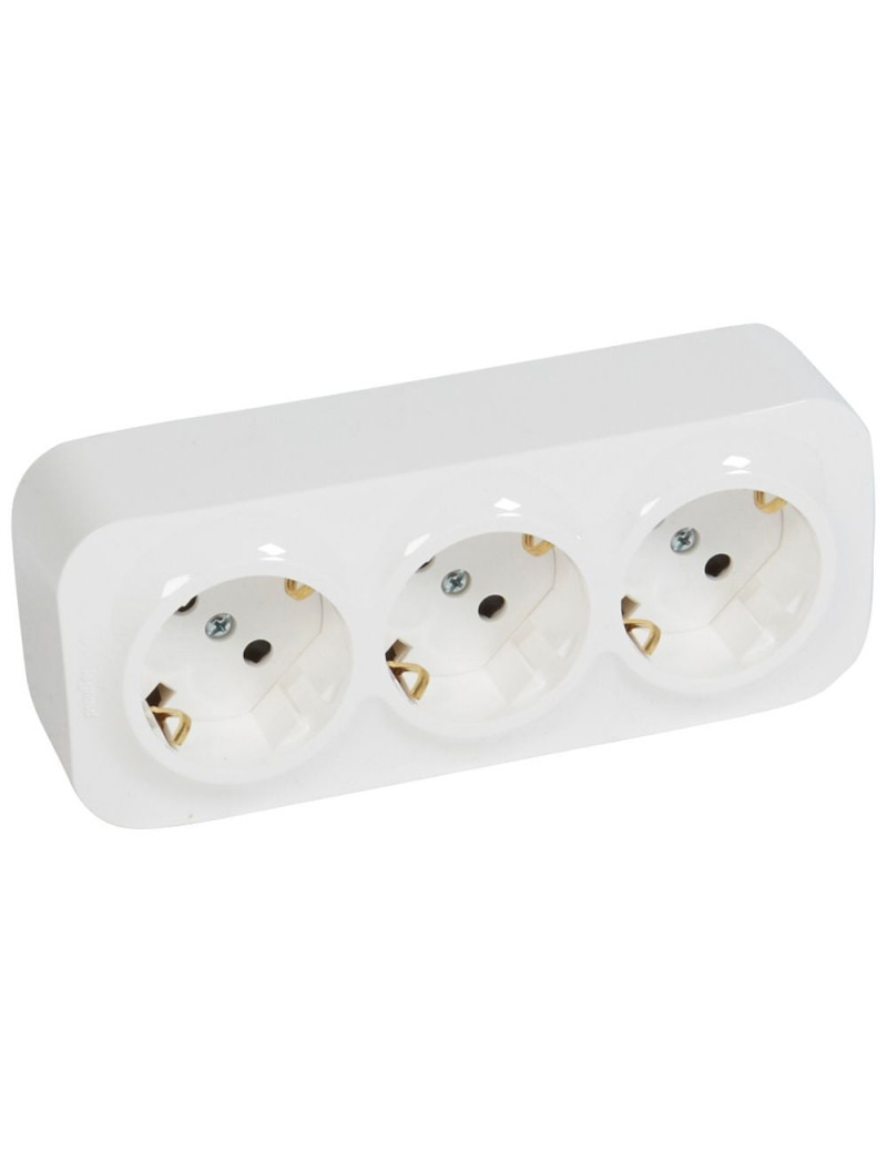 Trivietsi virÅ¡tinkinis kiÅ¡tukinis lizdas su Ä¯Å¾eminimu Forix Legrand 782418