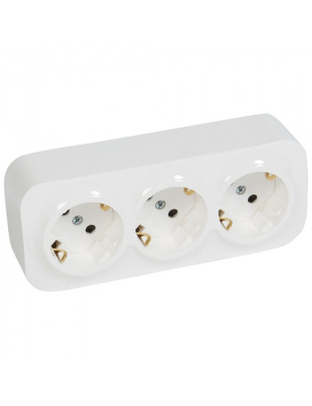 Trivietsi virÅ¡tinkinis kiÅ¡tukinis lizdas su Ä¯Å¾eminimu Forix Legrand 782418