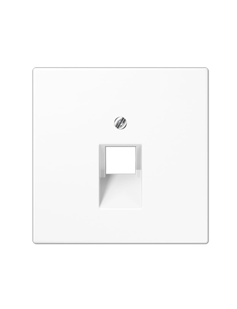 Kompiuterinio lizdo apdaila JUNG LS969-1UAWW (balta, 1xRJ45)