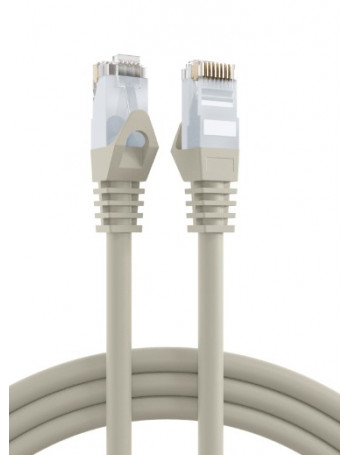 Patch kabelis (0.25m, UTP, CAT6, LSHZ, pilkas)