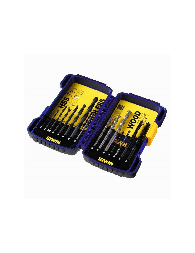 Grąžtų rinkinys 15 vnt kombinuotas