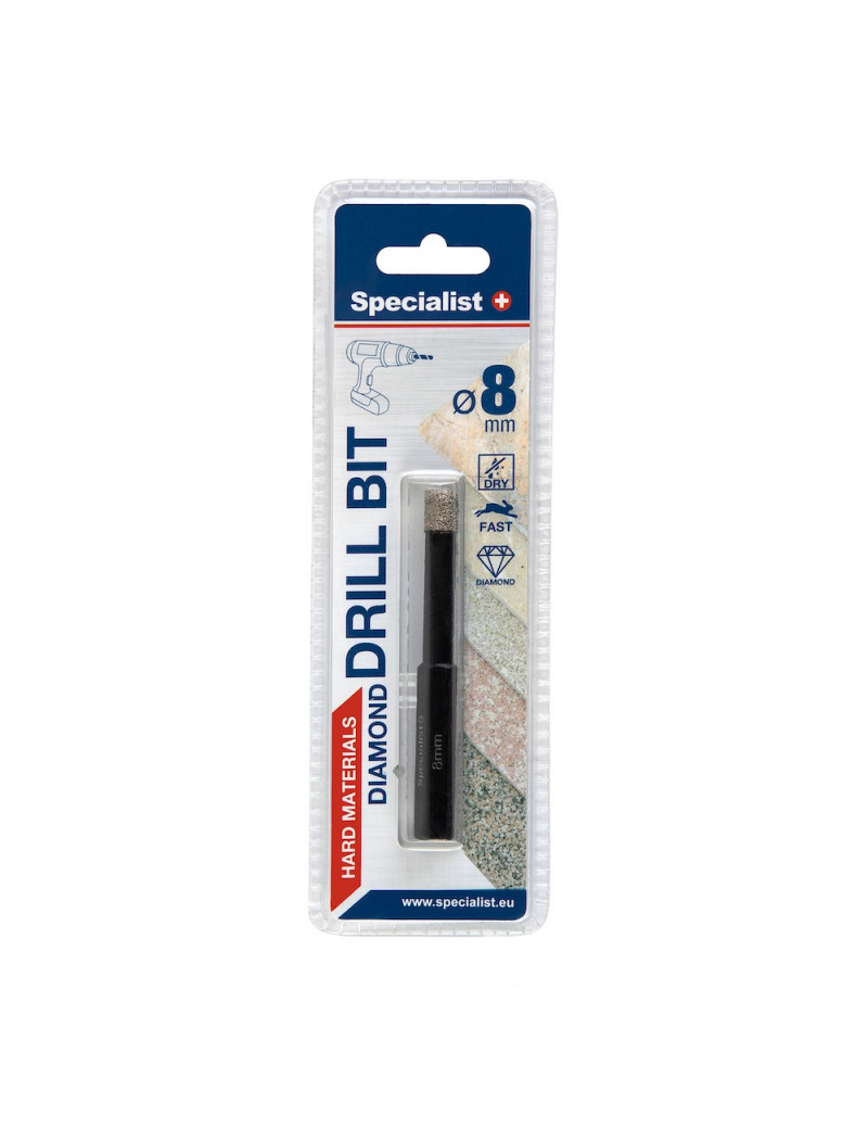 SPECIALIST+ deimantinis grąžtas D8