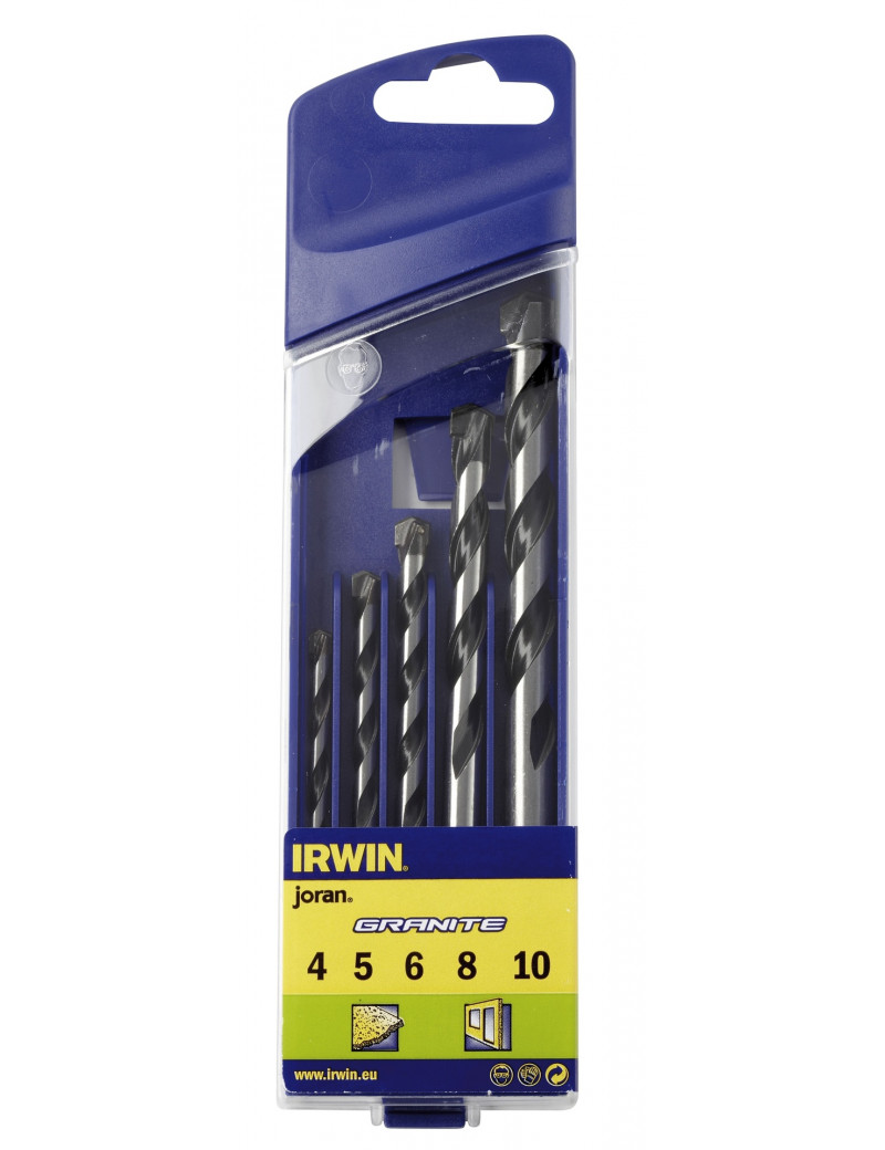 Granito grąžtų rinkinys 456810 mm