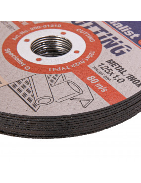 SPECIALIST+ metalo pjdiskas 125x1x22 mm 10 vnt metal d