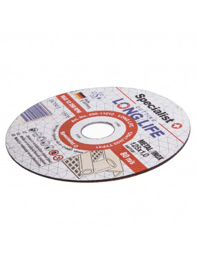 SPECIALIST+ metalo pjdiskas LONG LIFE 125x1x22 mm