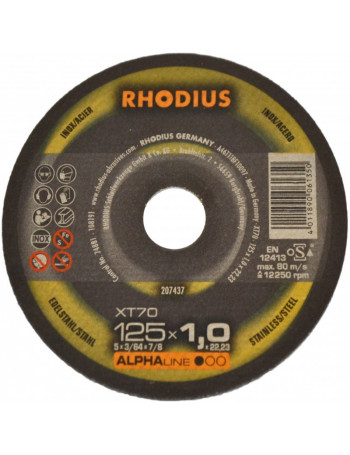 Pjovimo diskas XT70 125x1x2223 mm