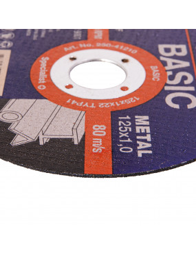 SPECIALIST+ metalo pj diskas BASIC 125x1x22 mm