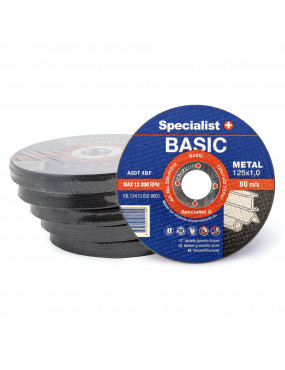 SPECIALIST+ metalo pj diskas BASIC 125x1x22 mm