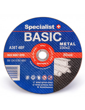 SPECIALIST+ metalo pj diskas BASIC 230x2x22 mm