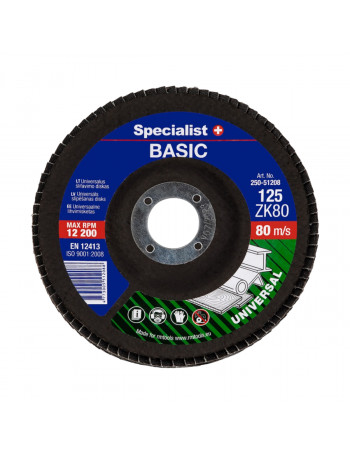 SPECIALIST+ lapelinis šlif diskas BASIC ZK80 125 mm
