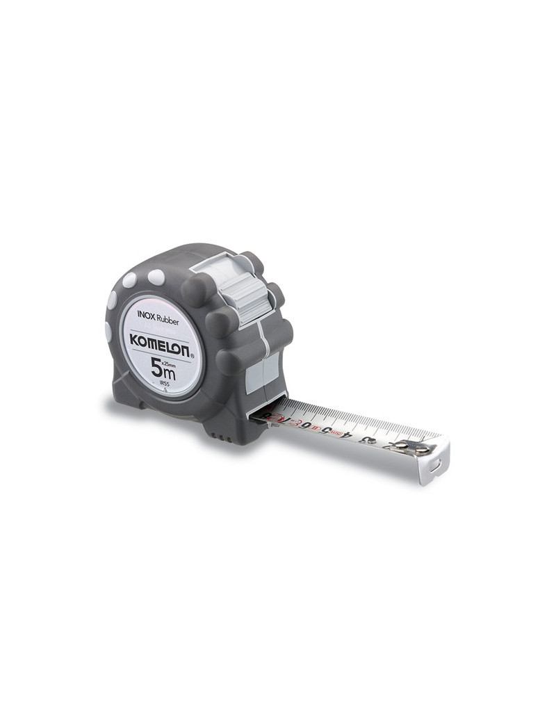 Ruletė INOX RUBBER 5 m x 19 mm