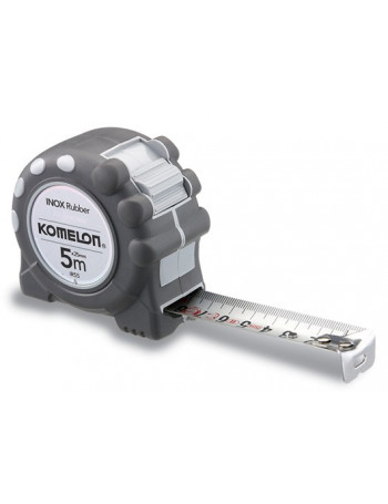 Ruletė INOX RUBBER 5 m x 19 mm