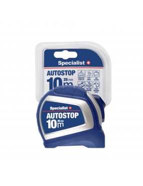 SPECIALIST+ ruletė AUTOSTOP 10 m 25 mm