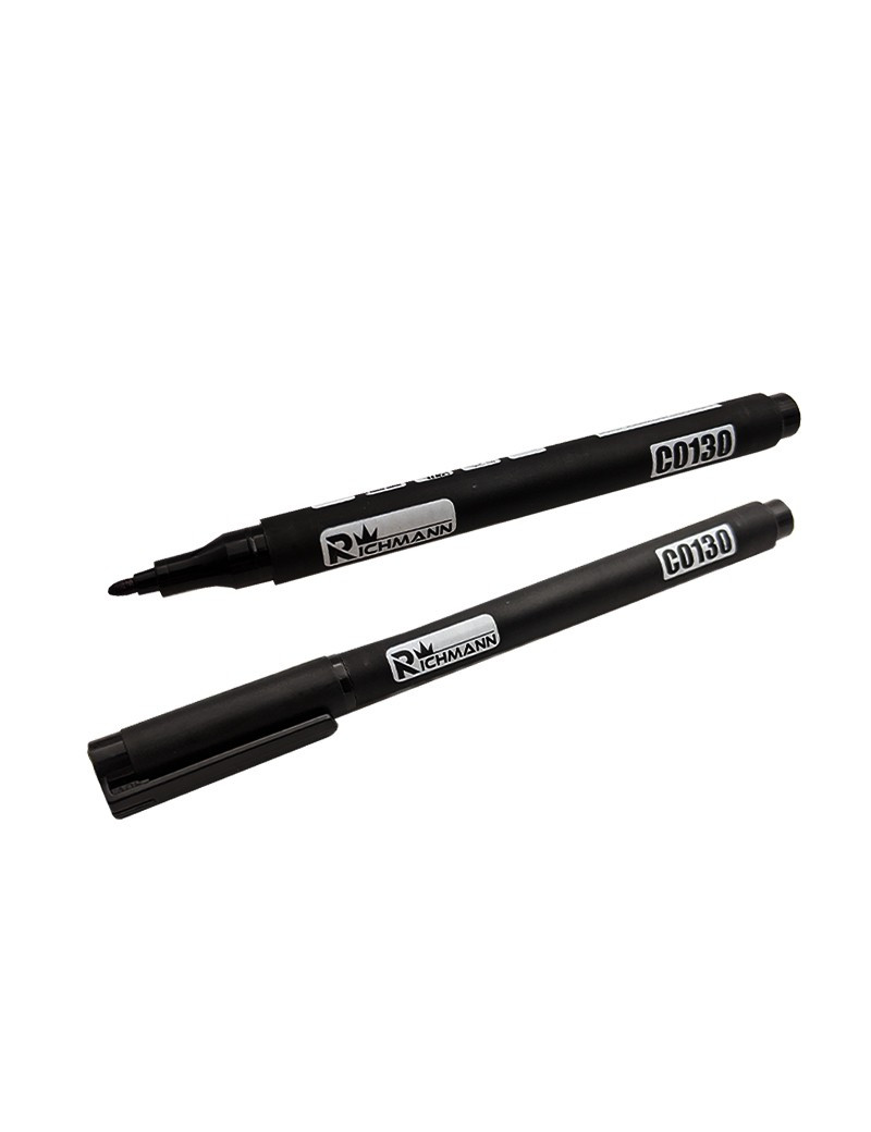 Juodas markeris 1 mm