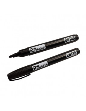 Juodas markeris 2 mm