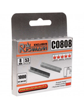 Kabės 53 tipo „RICHMANN 8 mm 1000 vnt