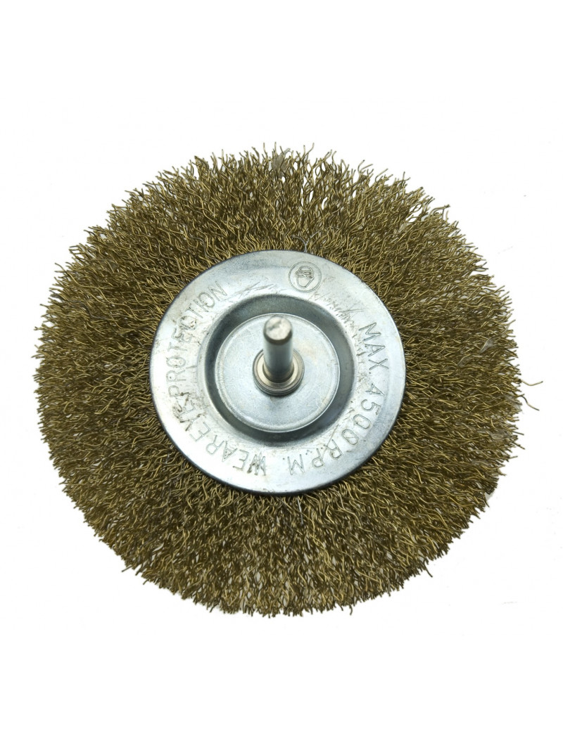 Plokščias vielinis šepetys 80 mm kotelis